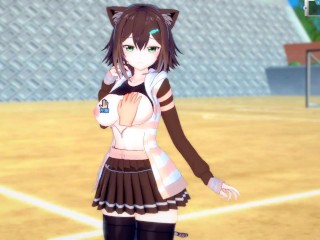 【エロゲーコイカツ！】VTuber 文野環3DCG巨乳アニメ動画(バーチャルYoutuber)Hentai Game Koikatsu! Fumino Tamaki (Anime3D