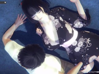 【エロゲーハニーセレクト2リビドー】大和撫子な浴衣爆乳美少女に嫌がりエッチ3DCG動画[Hentai Game Honey Select 2 Japanese big tits girl(3DCG