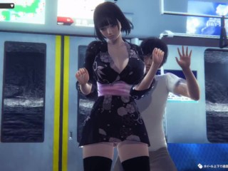 【エロゲーハニーセレクト2リビドー】大和撫子な浴衣爆乳美少女に嫌がりエッチ3DCG動画[Hentai Game Honey Select 2 Japanese big tits girl(3DCG