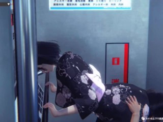 【エロゲーハニーセレクト2リビドー】大和撫子な浴衣爆乳美少女に嫌がりエッチ3DCG動画[Hentai Game Honey Select 2 Japanese big tits girl(3DCG