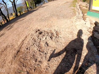 Pee drinking in public park from Argentine ,more 1 liter pee in bottle 4k 60 fr-april bigass-