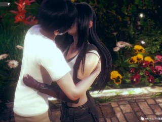 【エロゲーハニーセレクト2リビドー】FF7ティファ無理やり嫌がりエッチ！Hentai Game Honey Select 2 Final Fantasy 7 Tifa Lockhart