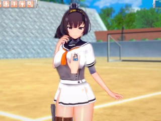 【エロゲーコイカツ！】艦これ 秋月3DCG巨乳アニメ動画(艦隊これくしょん)[Hentai Game Koikatsu! Akizuki (Anime 3DCG Video)]