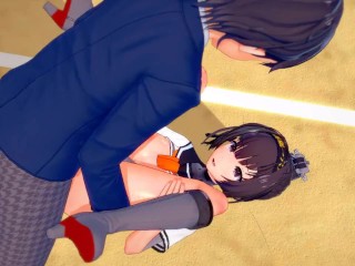 【エロゲーコイカツ！】艦これ 秋月3DCG巨乳アニメ動画(艦隊これくしょん)[Hentai Game Koikatsu! Akizuki (Anime 3DCG Video)]