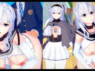 【エロゲーコイカツ！】艦これ 涼月3DCG巨乳アニメ動画(艦隊これくしょん)[Hentai Game Koikatsu! Suzutsuki(Anime 3DCG Video)]