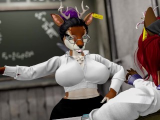 Good Girl Ott Herself in Detention - Second Life Yiff