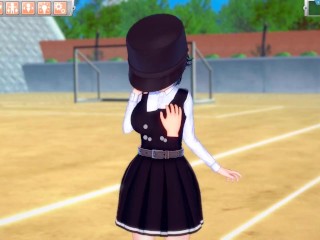 【エロゲーコイカツ！】艦これ 霰3DCG巨乳アニメ動画(艦隊これくしょん)[Hentai Game Koikatsu! Arare(Anime 3DCG Video)]