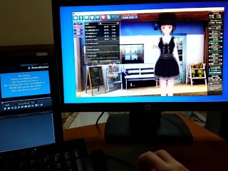 【エロゲーコイカツ！】艦これ 霰3DCG巨乳アニメ動画(艦隊これくしょん)[Hentai Game Koikatsu! Arare(Anime 3DCG Video)]