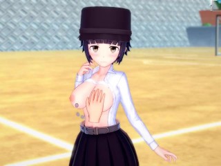 【エロゲーコイカツ！】艦これ 霰3DCG巨乳アニメ動画(艦隊これくしょん)[Hentai Game Koikatsu! Arare(Anime 3DCG Video)]