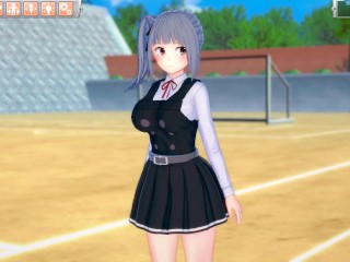 【エロゲーコイカツ！】艦これ 霞3DCG巨乳アニメ動画(艦隊これくしょん)[Hentai Game Koikatsu! Kasumi(Anime 3DCG Video)]