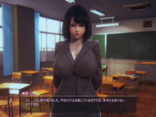 【エロゲハニーセレクト2リビドー】個性清楚な巨乳OLエッチング3DCG動画Hentai Game Honey Select 2 Japanese big tits girl