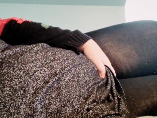 Not Working From Home: Clothed Quickie Cum On The Clock With Lelo SONA Cruise