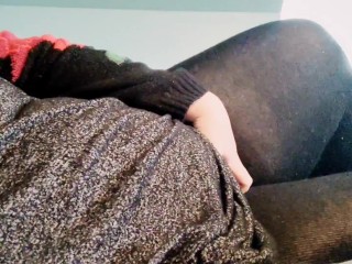 Not Working From Home: Clothed Quickie Cum On The Clock With Lelo SONA Cruise