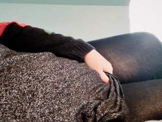 Not Working From Home: Clothed Quickie Cum On The Clock With Lelo SONA Cruise