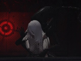 Yorha A2 trapped with a zenomorph (3d porn) (model by ThatSFMNoob)