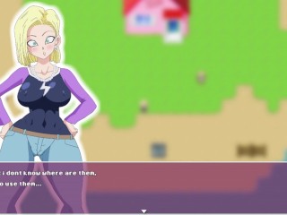 Android 18 Quest for the balls 1 Android 18 in Tight Swimsuit  by BenJojo2nd