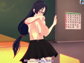 3D/Anime/Hentai: HOT Milf Teacher gets Fucked by her student after class !!