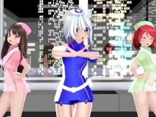 hentai mmd - エロナースのファンキーナイトdeちんちんフィーバー Ievan Polkka＋Kimagure Mercy＋Rocket Lanterns（LongMIX) (meet)