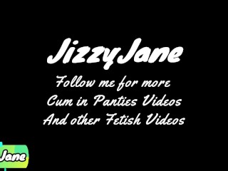 Cum in My panties and Yoga Pants - JizzyJane Horny Babe