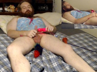 So Many New Toys, Pee I get to all but one old butt plug! Very intense Must Watch!! Part 7 of 12!
