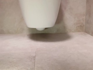 My sexy trans feet in the toilet