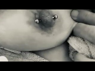 Watch me get ready for bed, cleaning my new piercings❤️