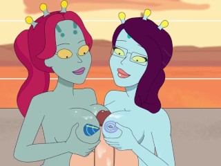 Rick And Morty - A Way Back Home - Sex Scene Only - Part 45 Unity Double Boobjob! By LoveSkySanX