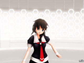 Hentai MMD - 時雨の恋愛サーキュレーション (mikuline39)