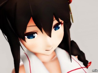 Hentai MMD - 時雨の恋愛サーキュレーション (mikuline39)