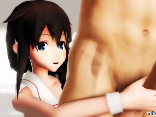 Hentai MMD - 時雨の恋愛サーキュレーション (mikuline39)