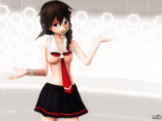 Hentai MMD - 時雨の恋愛サーキュレーション (mikuline39)