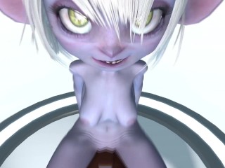 Tristana gets her Yordles by grinding on her weapon