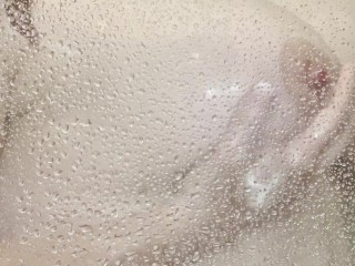 I play with my big titties in the shower for you!