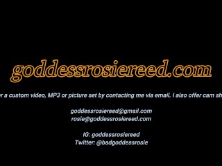 Goddess Rosie Reed Femdom POV Ass Worship Ebony You Just Need To Beat Your Dick To My Ass