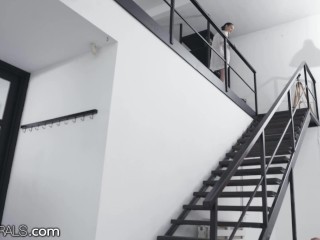 21 NATURALS - Nicole Love Takes Her Man Up The Stairway To Anal Heaven