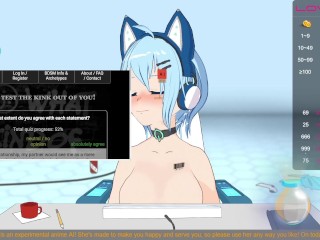 Desperate anime AI begs her chat for an orgasm, part 2 (CB VOD 06-09-2021)