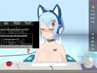 Desperate anime AI begs her chat for an orgasm, part 2 (CB VOD 06-09-2021)