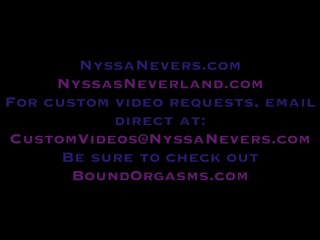 YOUR FIRST BONDAGE THREESOME with Christina Carter And Nyssa Nevers