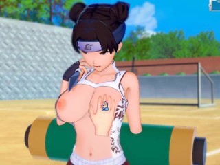 【エロゲーコイカツ！】Naruto(ナルト疾風伝) テンテン3DCG巨乳アニメ動画[Hentai Game Koikatsu! Tenten (Anime 3DCG Video)]