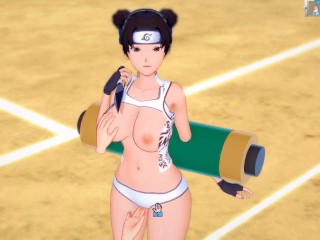 【エロゲーコイカツ！】Naruto(ナルト疾風伝) テンテン3DCG巨乳アニメ動画[Hentai Game Koikatsu! Tenten (Anime 3DCG Video)]