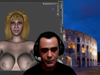 A primeira humanoide para live