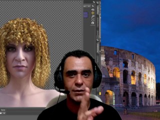 A primeira humanoide para live