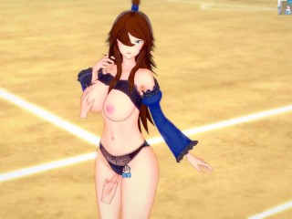 【エロゲーコイカツ！】Naruto(ナルト疾風伝) 照美メイ(水影)3DCG巨乳アニメ動画[Hentai Game Koikatsu! Mei Terumi(Anime 3DCG Video)]