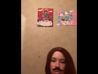 You can touch the mustache if you’d like