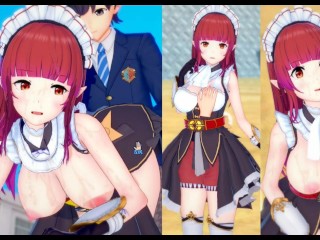 【エロゲーコイカツ！】ソードアートオンライン(SAO) 枳殻虹架(レイン)3DCG巨乳アニメ動画[Hentai Game Koikatsu! Nijika Karatachi(Anime 3DCG V