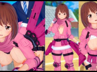 【エロゲーコイカツ！】ソードアートオンライン(SAO) レン(小比類巻香蓮)3DCG巨乳アニメ動画[Hentai Game Koikatsu! Ren(Anime 3DCG Video)]