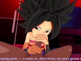 Caulifla Goes Full Super Saiyan For Cock 3D POV