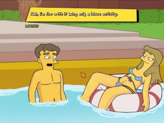 Simpsons - Burns Mansion - Part 23 Swimming Naked And CowGirl POV By LoveSkySanX