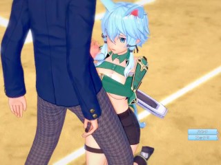 【エロゲーコイカツ！】ソードアートオンライン(SAO) シノン(ALOver)3DCG巨乳アニメ動画[Hentai Game Koikatsu! shinon(ALO)(Anime 3DCGVideo