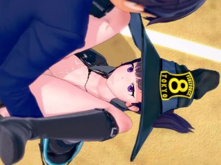 【エロゲーコイカツ！】炎炎ノ消防隊(Fire Force) 茉希尾瀬3DCG巨乳アニメ動画[Hentai Game Koikatsu! Maki Oze(Anime 3DCG Video)]